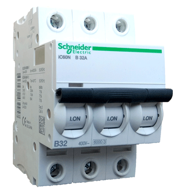 автомат шнайдер трехфазный 32А